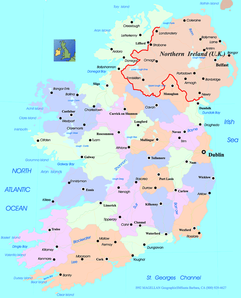 Dublin karte
